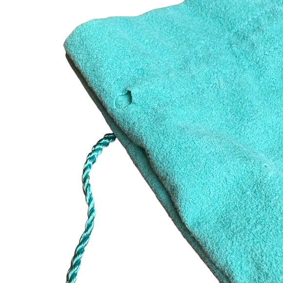 Tiffany & Co. Turquoise Blue Pouch Bag Drawstring Jewelry Pouch - Picture 3 of 5